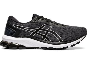 Grey / Black Asics GT-1000 9 (D) Women's Running Shoes | PUHN9899