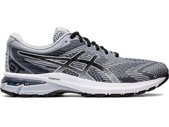 Grey / Black Asics GT-2000 8 (4E) Men's Running Shoes | TUMJ0614