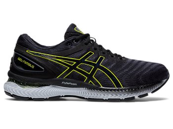 Grey / Light Green Asics GEL-Nimbus 22 Men's Running Shoes | HRYV9303