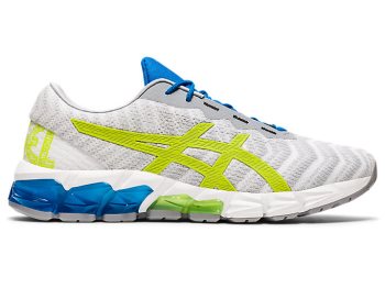 Grey / Light Green Asics GEL-QUANTUM 180 5 Men's Sneakers | QHXZ1334