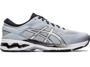 Grey / Silver Asics GEL-KAYANO 26 Men's Running Shoes | EBWZ8173