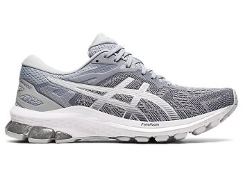 Grey / Silver Asics GT-1000 10 Women's Running Shoes | UCLN9148