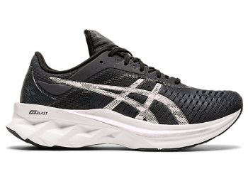 Grey / Silver Asics NOVABLAST PLATINUM Women's Running Shoes | SPFM2856