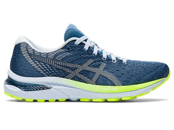 Grey / White Asics GEL-CUMULUS 22 Women's Running Shoes | ZYYW3896