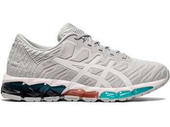 Grey / White Asics GEL-QUANTUM 360 5 Women's Sneakers | IKHI3825