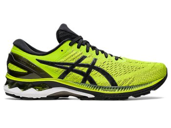 Light Green / Black Asics GEL-KAYANO 27 Men's Running Shoes | MZSC6929