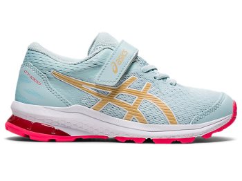 Light Turquoise Asics GT-1000 10 PS Kids' Sneakers | LKIT5853