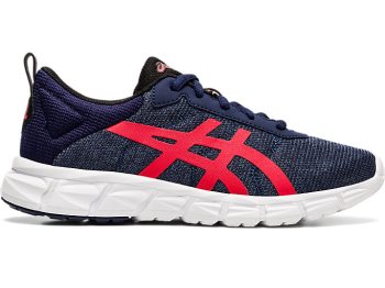 Navy / Red Asics GEL-QUANTUM LYTE Kids' Sneakers | UKUP9559