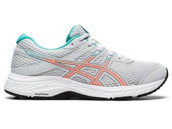 Orange Coral Asics GEL-CONTEND 6 (D) Women's Running Shoes | GUAD1982