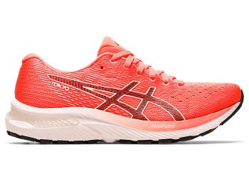 Orange Red / Black Asics GEL-CUMULUS 22 Women's Running Shoes | SJHK7925