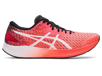 Orange Red / White Asics HYPER SPEED Women's Running Shoes | VEBI3916