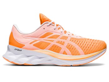 Orange / White Asics NOVABLAST Men's Running Shoes | KZDM1817