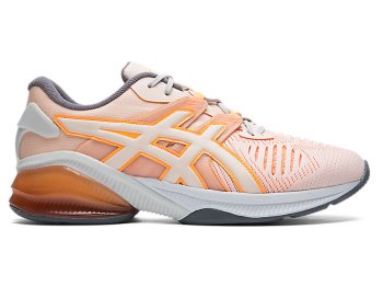 Pink / Orange Asics GEL-QUANTUM INFINITY JIN Men's Sneakers | FAVK0527