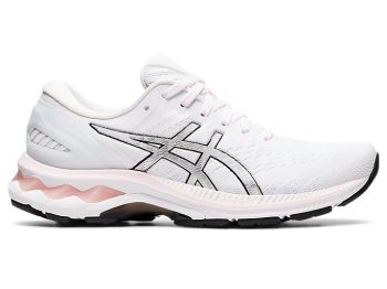 Pink / Silver Asics GEL-KAYANO 27 Women's Running Shoes | LCVF5106