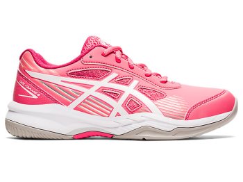 Pink / White Asics GEL-GAME 8 GS Kids' Sneakers | FCMA2732