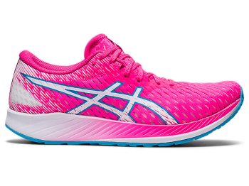 Pink / White Asics HYPER SPEED Women's Running Shoes | AYJO0716