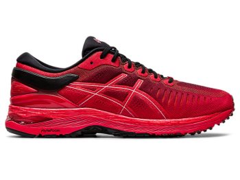 Red / Black Asics Metarun Men's Running Shoes | XWRB9164