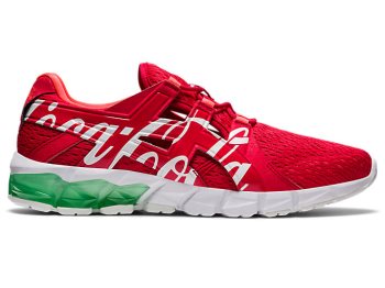 Red / White Asics COCA-COLA x GEL-QUANTUM 90 TYO Men's Sneakers | PWTG1474