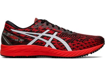 Red / White Asics GEL-DS Trainer 25 Men's Running Shoes | FUTA2019