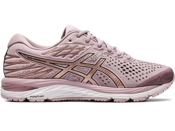 Rose / Rose Gold Asics GEL-CUMULUS 21 Women's Running Shoes | BHBM3277