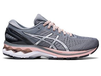 Silver Asics GEL-KAYANO 27 Women's Running Shoes | IYGK6000