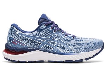 White Asics GEL-CUMULUS 23 Women's Running Shoes | NPIE8989