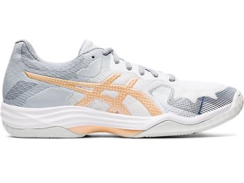 White Asics GEL-Tactic 2 Women's Volleyball Shoes | SJGK2024