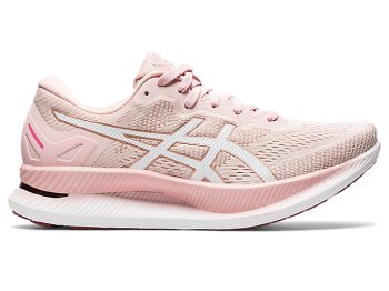 White Asics GLIDERIDE Women's Running Shoes | YRUK9108