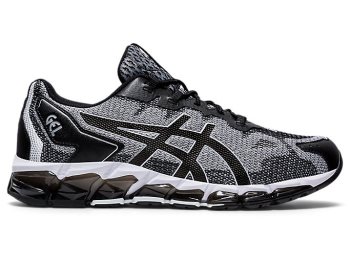 White / Black Asics GEL-QUANTUM 360 6 Men's Sneakers | RTID3401