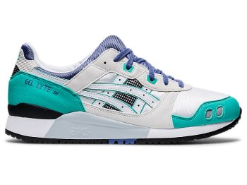 White / Blue Asics GEL-Lyte III Men's Sneakers | GJES6364