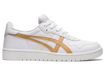 White / Brown Beige Asics JAPAN S Women's Sneakers | IYQR7105