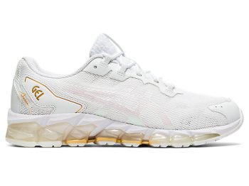 White / Gold Asics GEL-QUANTUM 360 6 Women's Sneakers | ZYZP7920