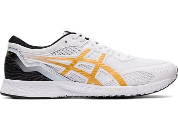 White / Gold Asics TARTHEREDGE Men's Running Shoes | VBMM3363