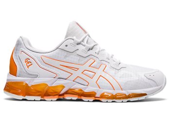 White / Orange Asics GEL-QUANTUM 360 6 Women's Sneakers | YDQZ7022