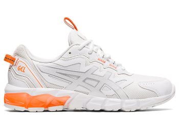 White / Orange Asics GEL-QUANTUM 90 3 Women's Sneakers | GRPC2452