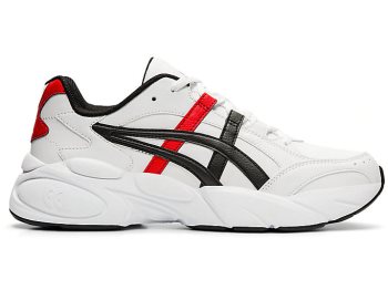 White / Red Asics GEL-BND Men's Sneakers | YHWN0608