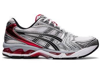 White / Red Asics GEL-KAYANO 14 Men's Sneakers | UIOT0344