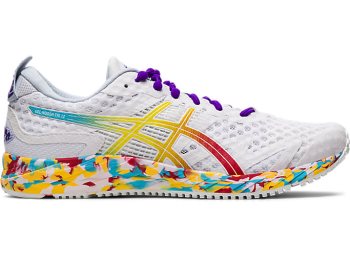 White / Red Asics GEL-NOOSA TRI 12 Women's Running Shoes | TFSB1673