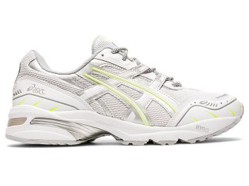 White / Silver Asics GEL-1090 Men's Sneakers | HHVH5072