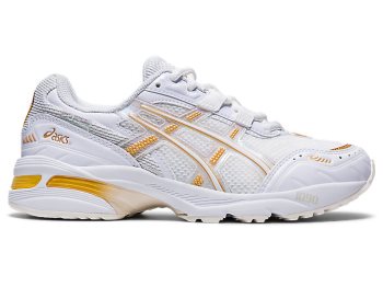 White / White Asics GEL-1090 Women's Sneakers | HSYI4512