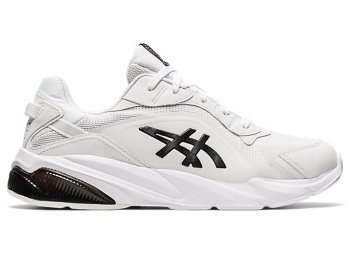 White / White Asics GEL-MIQRUM Men's Sneakers | USYL5947