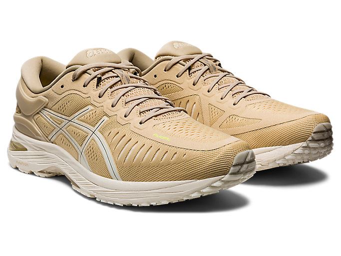 Beige / Grey Asics Metarun Men's Running Shoes | KRCF6211