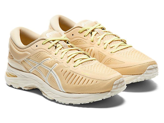 Beige / Grey Asics Metarun Men's Running Shoes | KRCF6211