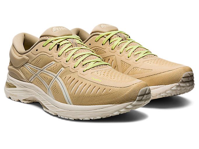 Beige / Grey Asics Metarun Men's Running Shoes | KRCF6211