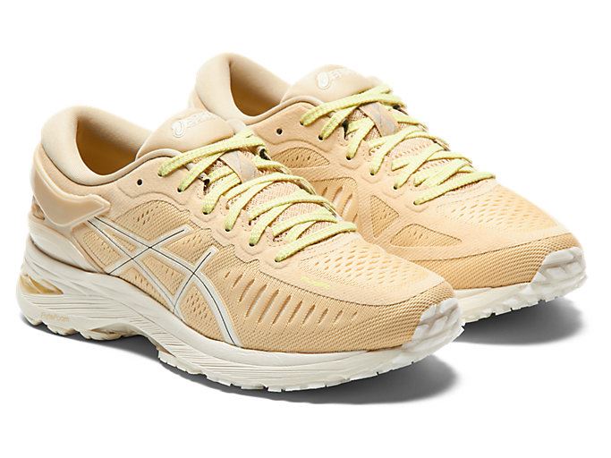 Beige / Grey Asics Metarun Women's Running Shoes | YAWP1477