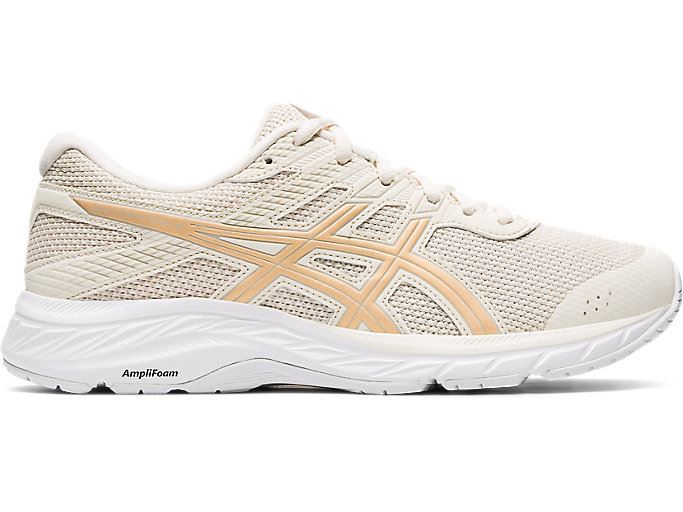 Birch / Champagne Asics GEL-Contend 6 Twist Women\'s Running Shoes | ZVPM8079