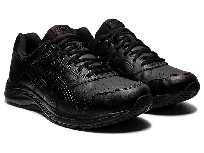 Black Asics Contend SL (4E) Men's Running Shoes | SETT0636