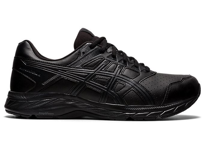 Black Asics Contend SL (4E) Men's Running Shoes | SETT0636