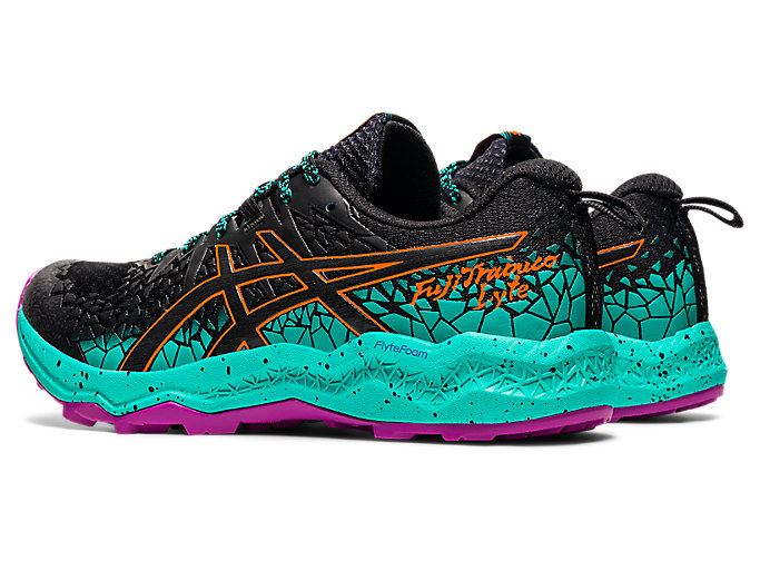 Black Asics FujiTrabuco Lyte Women's Trail Running Shoes | DYGF1109