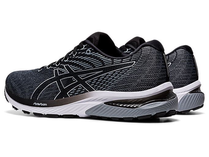 Black Asics GEL-CUMULUS 22 (2E) Men's Running Shoes | IEKR4938